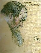 Carl Larsson fars portratt painting